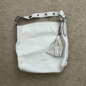 Michael Kors Devon Large Shoulder Bag White